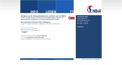 Desktop Screenshot of leden.nbvv.nl