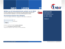 Tablet Screenshot of leden.nbvv.nl